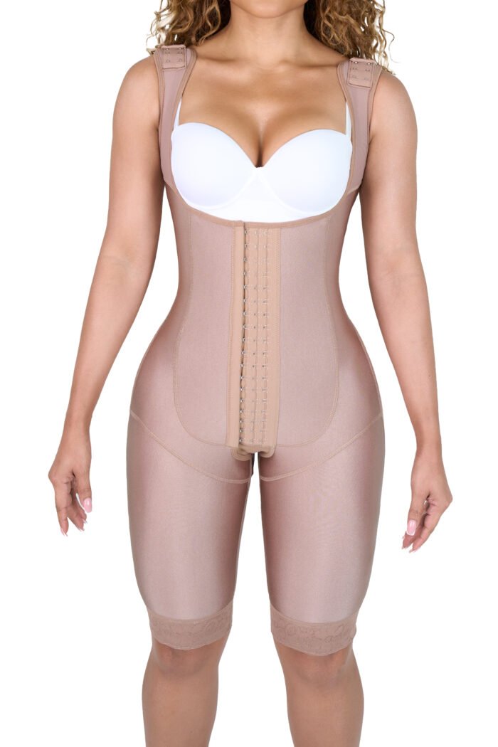 Model Wearing Full Body Triconet – Medium Compression