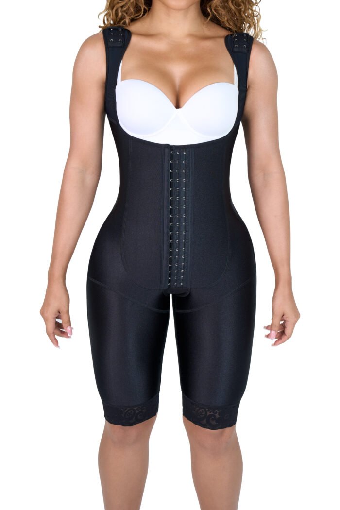 Model Wearing Full Body Triconet – Medium Compression