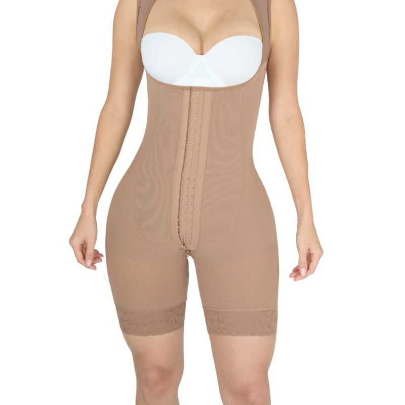 Model wearing Full Body with Hooks – High Compression