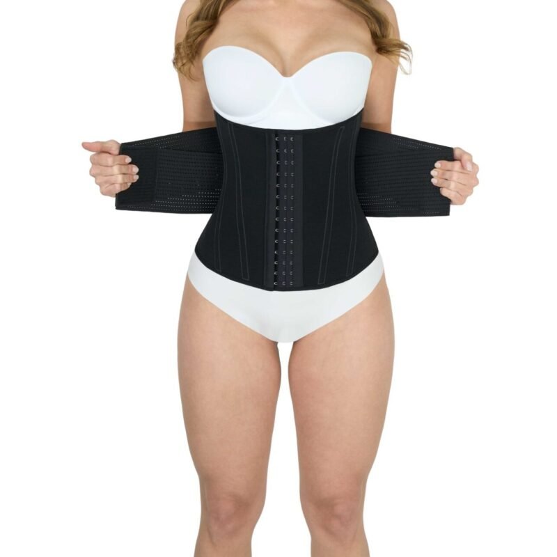 odel Wearing Hourglass Waist Cincher with Elastic – Max Compression